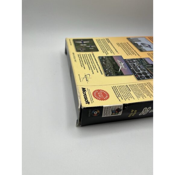 Microsoft Flight Simulator 98 (PC, 1997) & Microsoft SideWinder 3D Pro Vintage - Picture 9 of 14